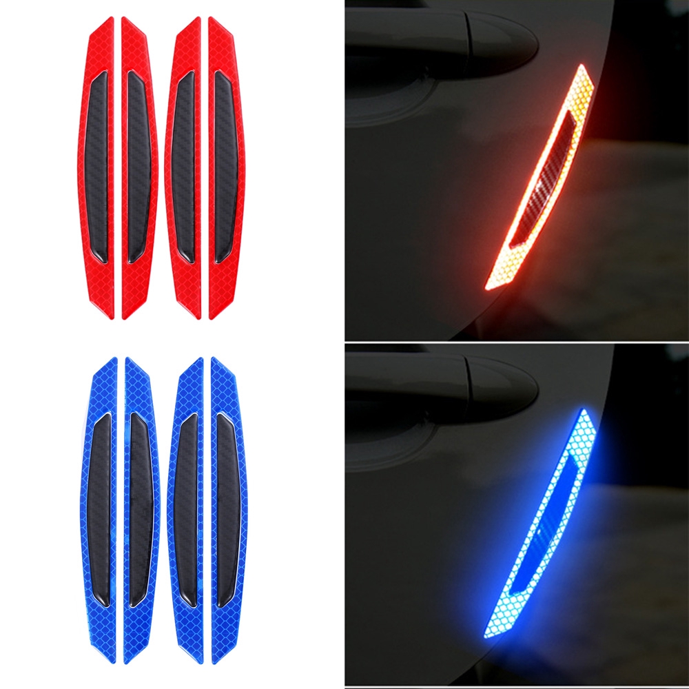 4 Miếng Dán Chống Va Đập Cửa Xe Hơi 2x17cm