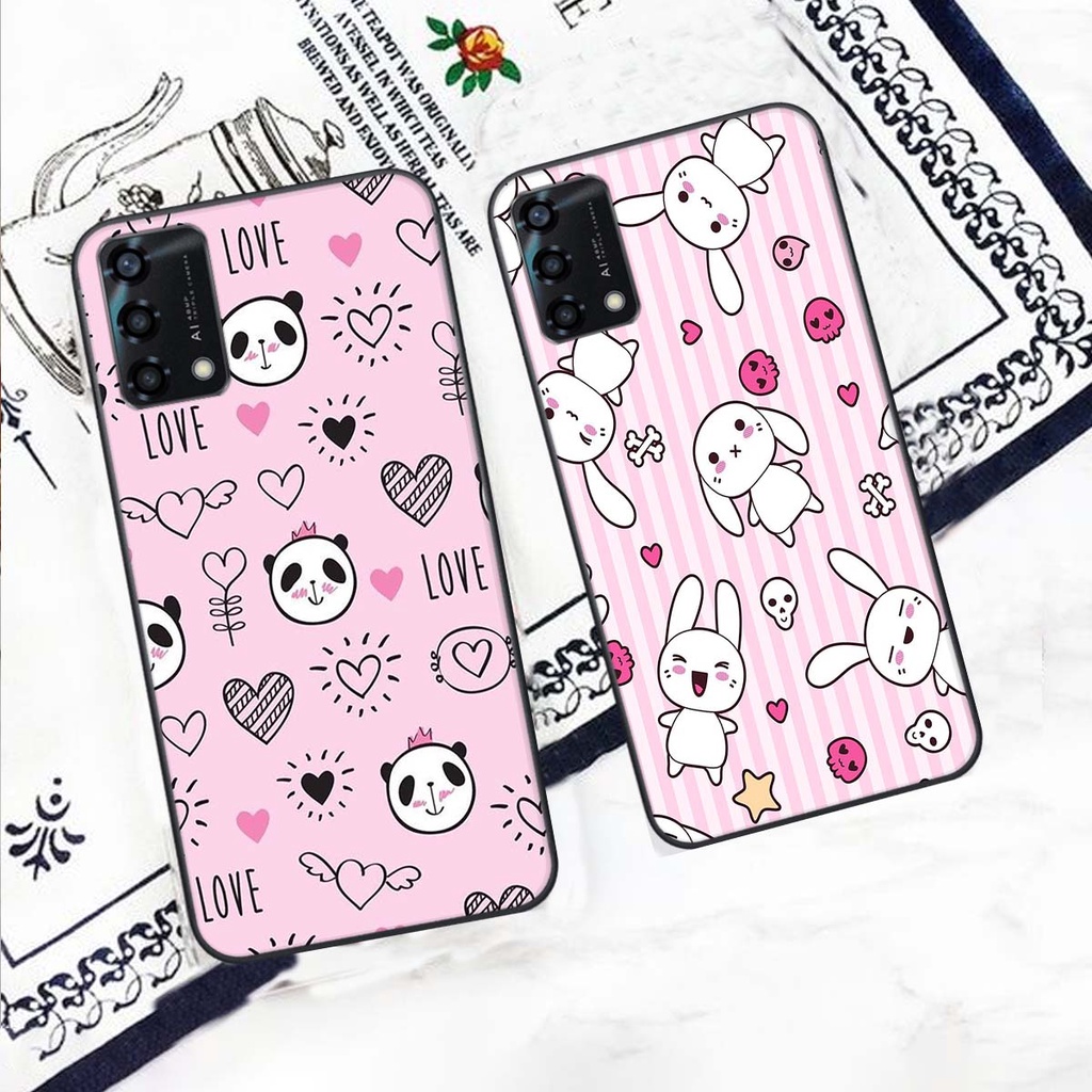 🔥 Ốp lưng oppo A95 gấu bown , đoremon siêu dễ thương . Vỏ lưng oppo chính hãng giá rẻ