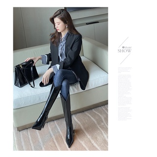 (Order)Boot da cao bồi cổ chữ V