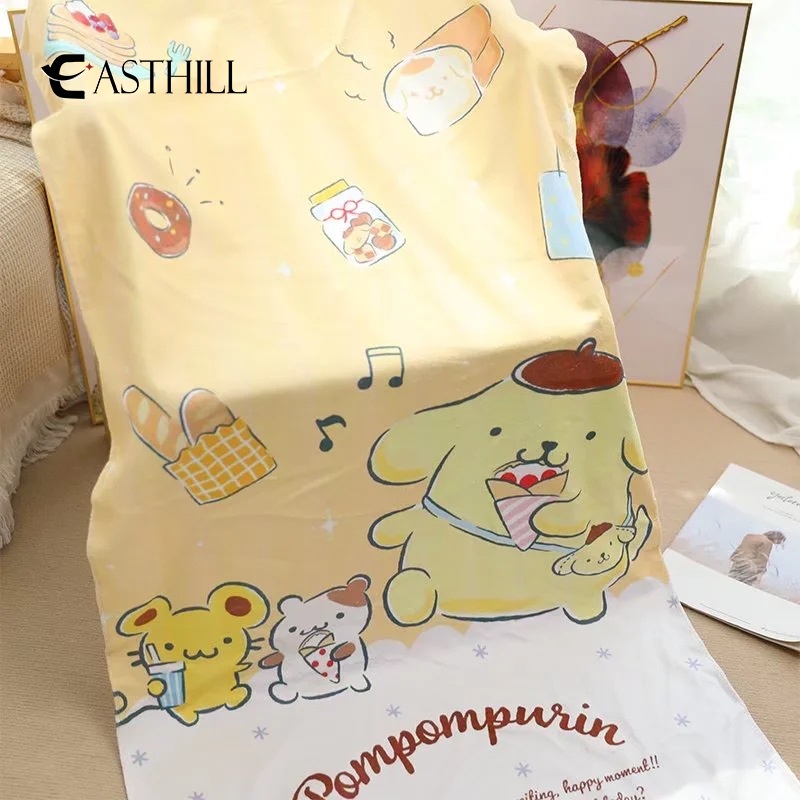 Khăn Tắm 70CM * 140CM Mau Khô Họa Tiết Anime Kuromi Melody Cinnamoroll Dễ Thương Cho Trẻ Em Và Người Lớn