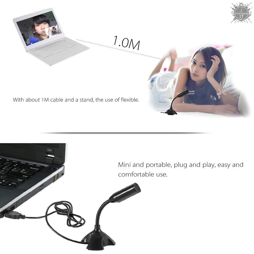 Micro 360° USB chuyên dụng ghi âm chất lượng cao cho PC