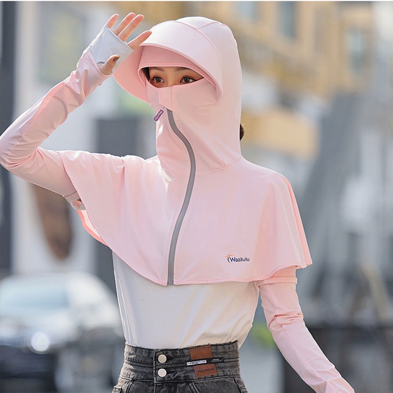 Mũ Chống Nắng Toàn Bộ Khuôn Mặt Bảo Vệ Toàn Diện Chống Nắng Chống Bụi Cho Hoạt Động Ngoài Trời