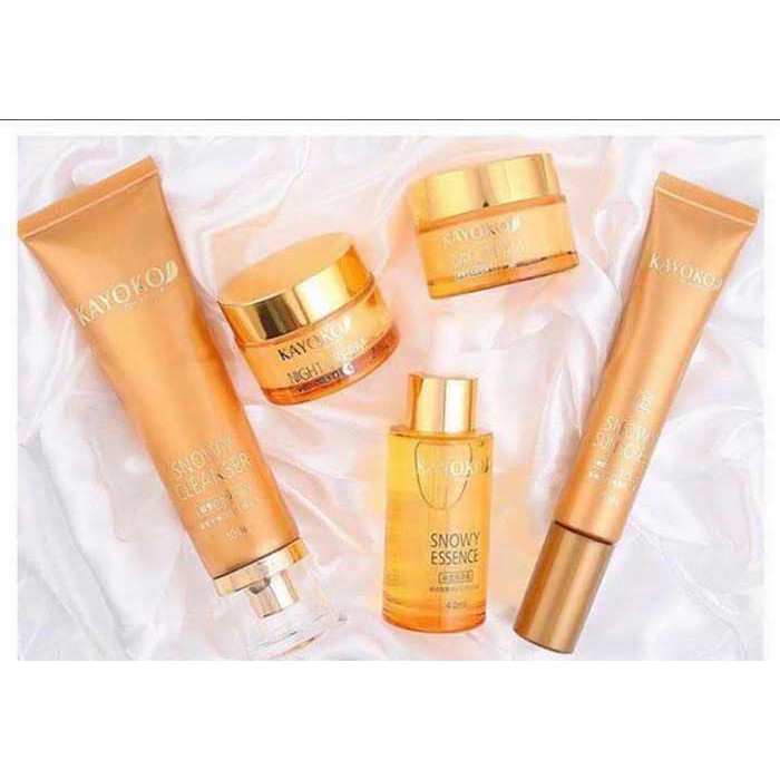 Bộ Mỹ Phẩm Kayoko Vàng 5IN1 Cao Cấp Nhật Bản Mờ Nám Tàn Nhan