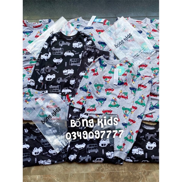 Bộ Thu Bé Trai In Hình Mtl(quần trộn giao ngẫu nhiên)