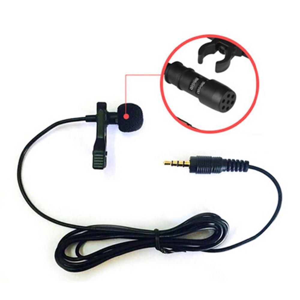 Micro Thu Âm Có Kẹp Và Jack Cắm 3.5mm