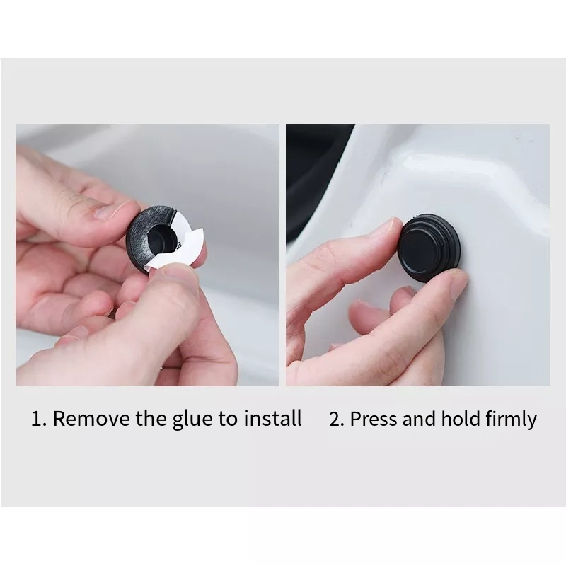 Bộ 10 Miếng Đệm Silicone Chống Sốc Chống Va Đập Cho Xe Hơi