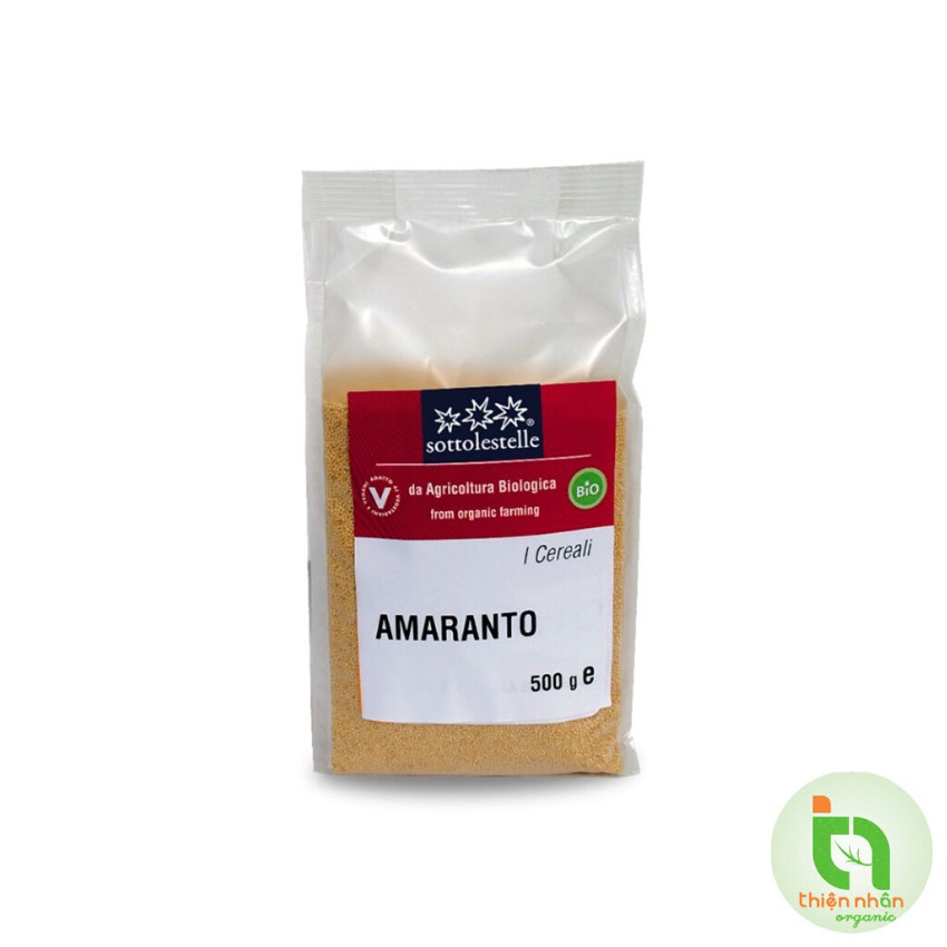 Hạt dền Amaranth hữu cơ Sottolestelle 500g – Amaranto