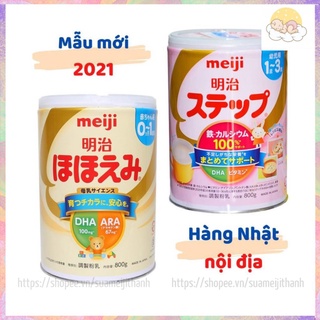 Sữa bột Meiji 800gr sữa lon Meiji số 0 và số 9 hàng Nhật nội địa mẫu mới