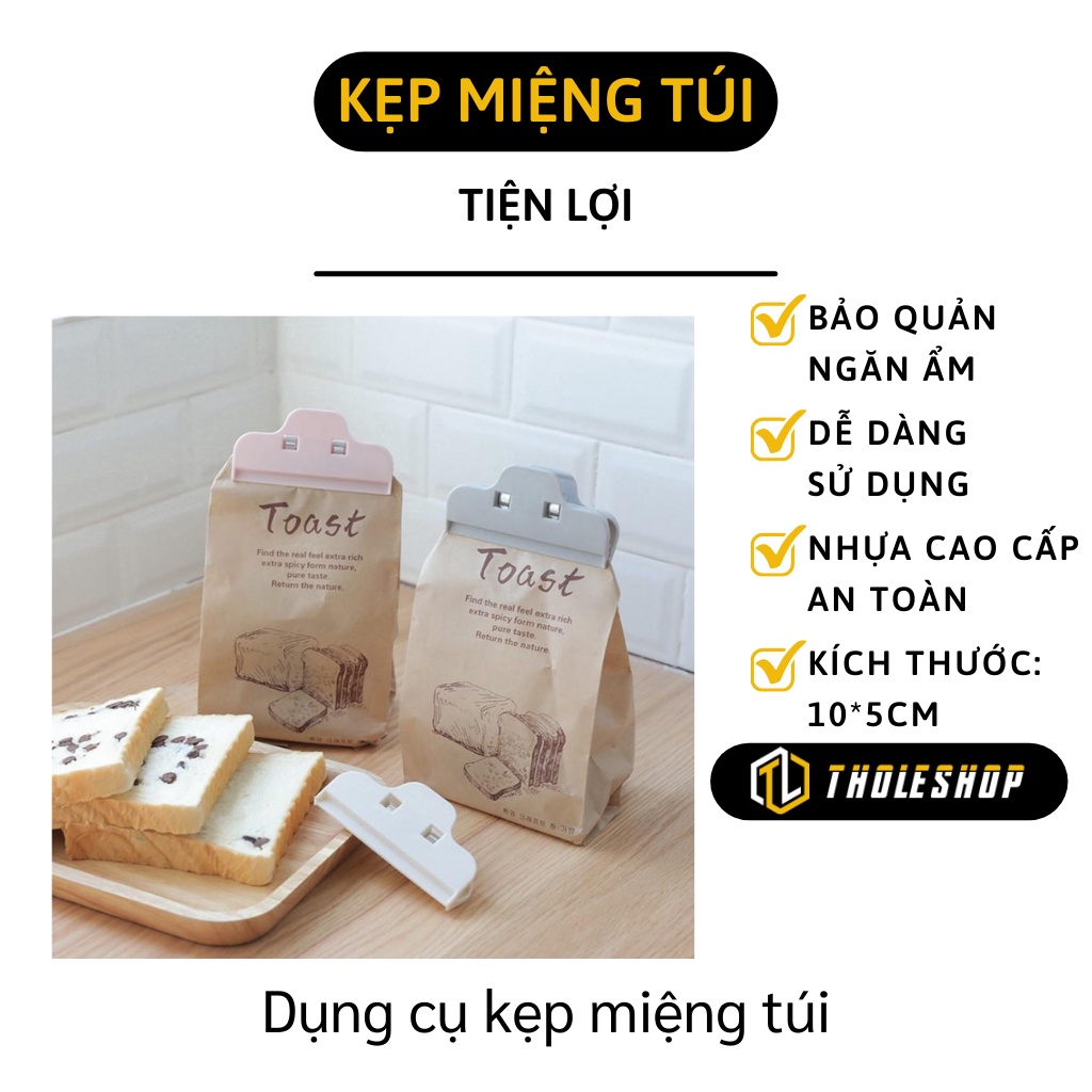 Dụng Cụ Kẹp Miệng Túi - Kẹp Bao Bì Bảo Quản Thực Phẩm Chống Ẩm, Mốc, Côn Trùng 8872