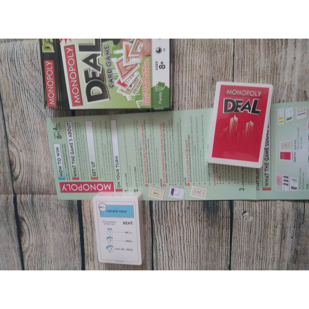 TRÒ CHƠI CỜ TỶ PHÚ DẠNG THẺ- MONOPOLY DEAL -