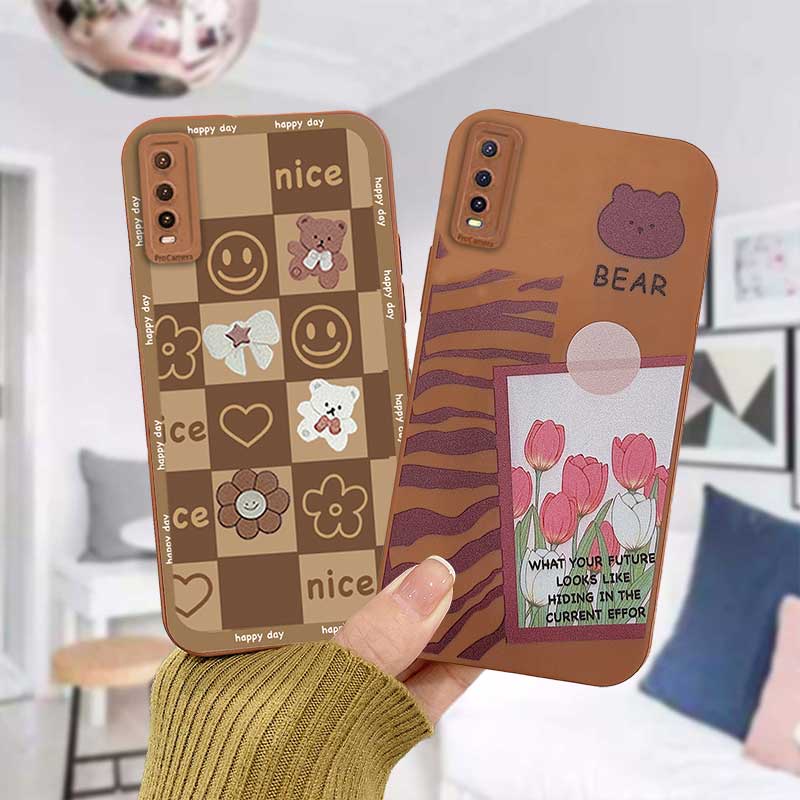 Ốp Điện Thoại Mềm Cho VIVO Y21 2021 Y12S Y12 Y20 Y91C Y30 Y21S Y20S Y12i Y15S Y91 Y15A Y76S Y76 Y10 Y30i Y93 Y95 Y15 Y17 Y53 Y50 Y53S Y51 2020 Y51A Y33S Y1S Y11 Y31 Y20i Y91i Y90 Y51S Y12A U10