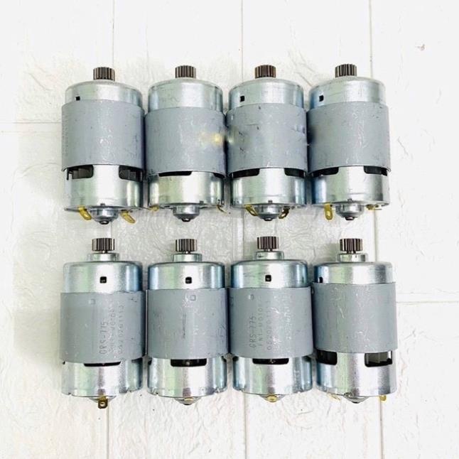 Động cơ 775, motor 775 thay thế cho máy khoan pin, máy bắt vít, máy cưa pin, có bánh răng