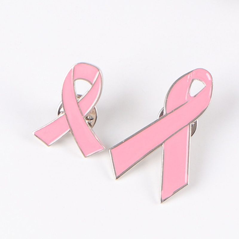 Ghim Cài Áo Hình Ruy Băng Bằng Hợp Kim Màu Hồng Dành Cho Nữ