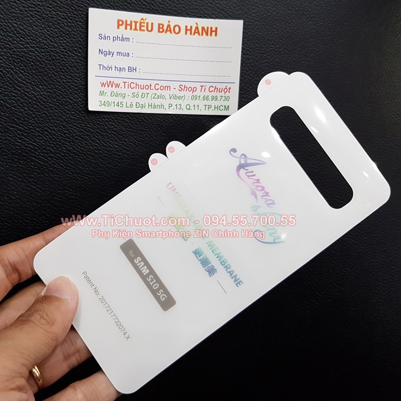 [Mặt Sau] Dán PPF Samsung S10 bản 5G Cường Lực Dẻo