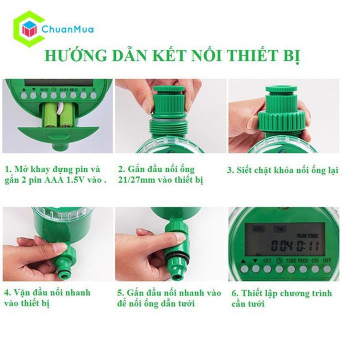 Van Hẹn Giờ Tưới Cây Tự Động Tiện Lợi Trong Vườn GDA055