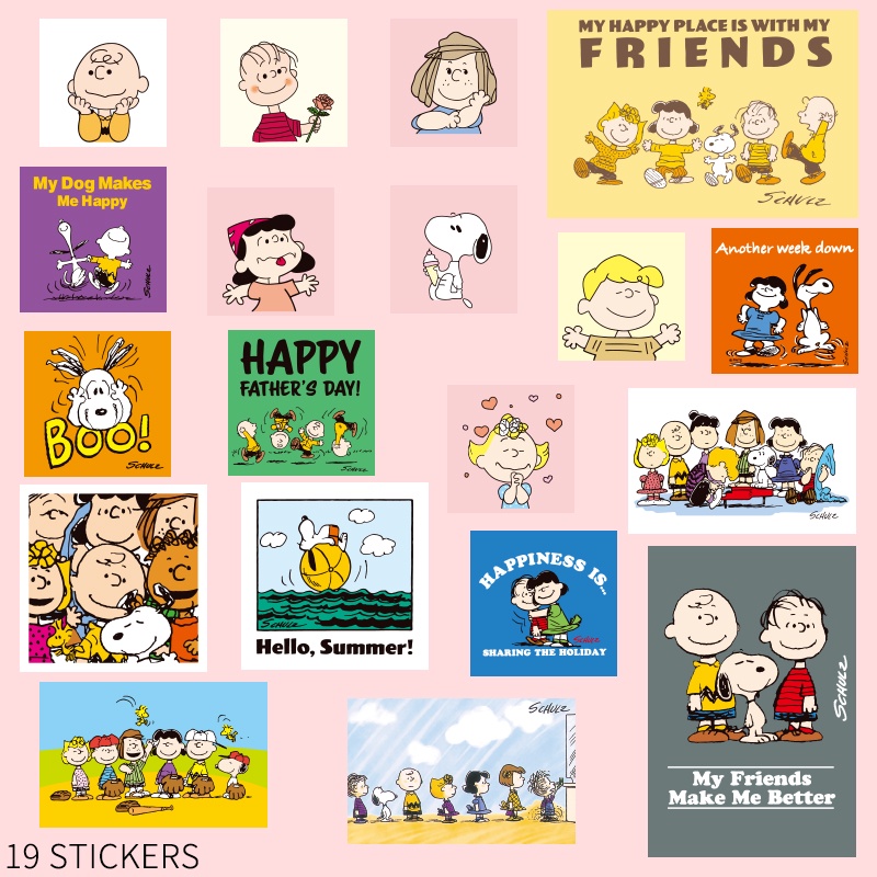 Tấm Poster Dán Tường Trang Trí Phòng Ngủ Hình Snoopy Charlie Thẻ | BigBuy360 - bigbuy360.vn