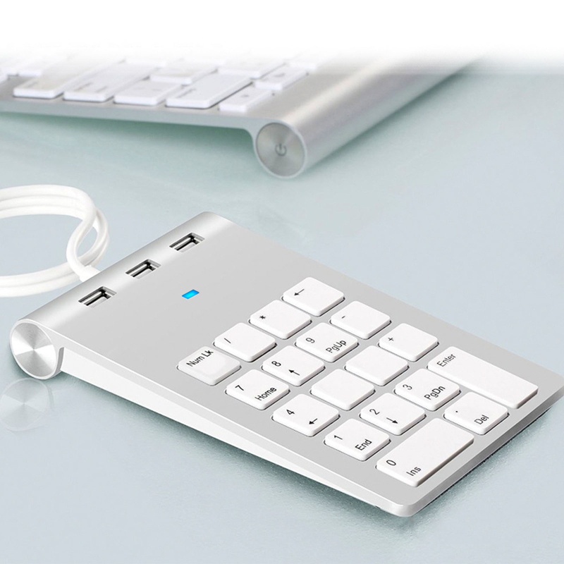 Bàn Phím Số 18 Phím Mini Có Dây Cho Laptop