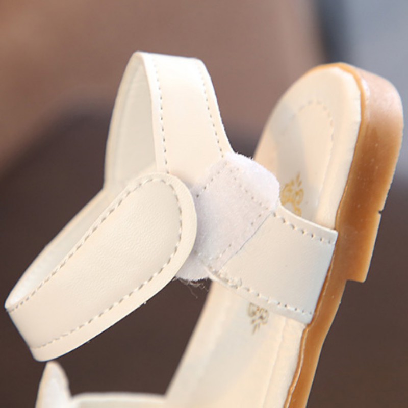 Giày sandal da PU hình hoạt hoạ xinh xắn dành cho bé gái