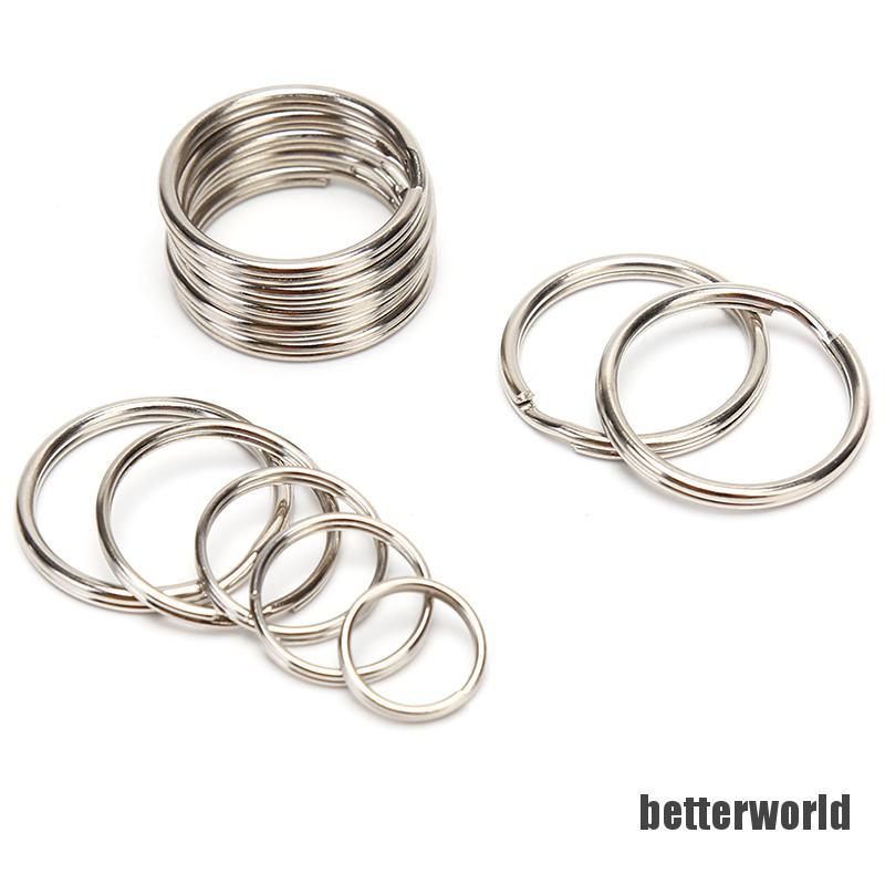 Bộ 100 Chiếc Nhẫn Kim Loại Tròn Đặc Biệt