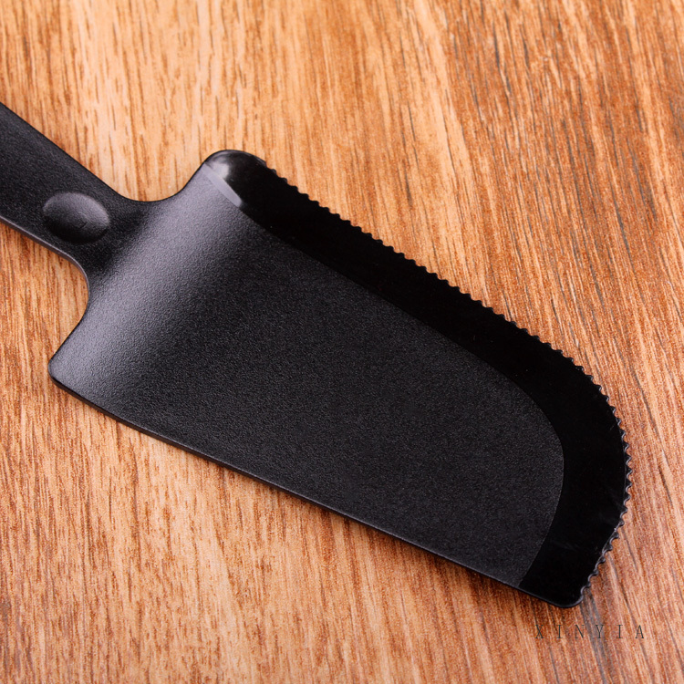 1pc Icing Frosting Cream Black Smoother Plastic Spatula