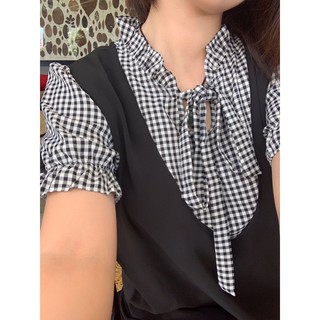 Váy bầu công sở hàng thiết kế chất lụa Hàn Châu cao cấp VB2