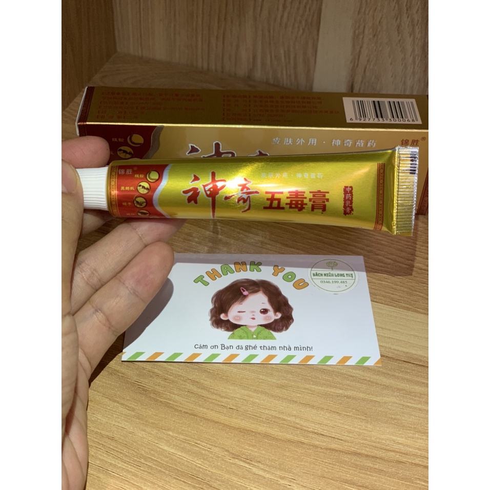 Kem da liễu nấm, hắc lào, tổ đỉa Ngũ độc cao cho da đầu, tay, chân