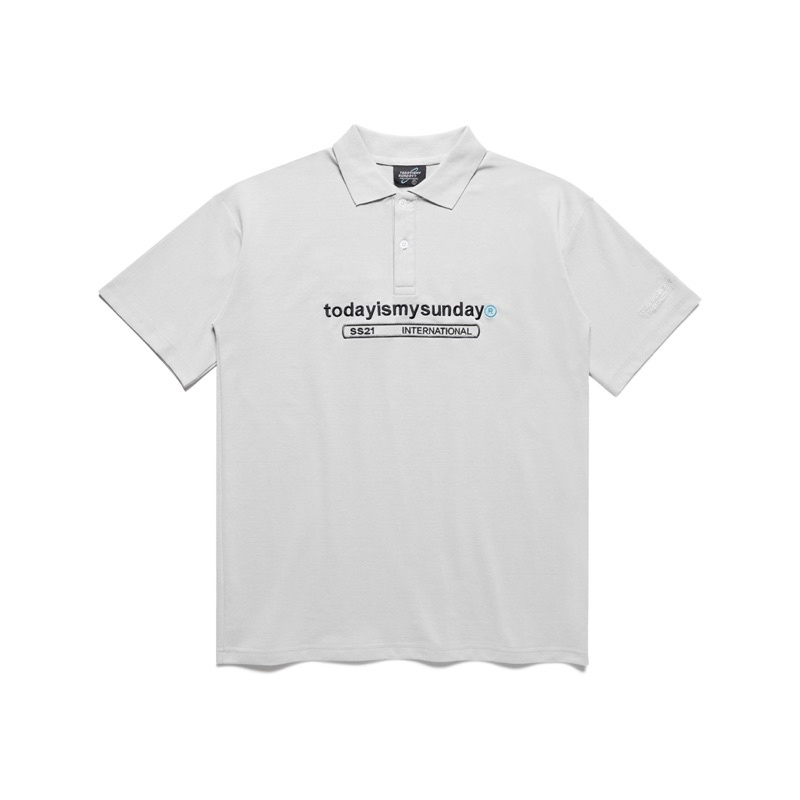 Today Polo đơn giản màu grey