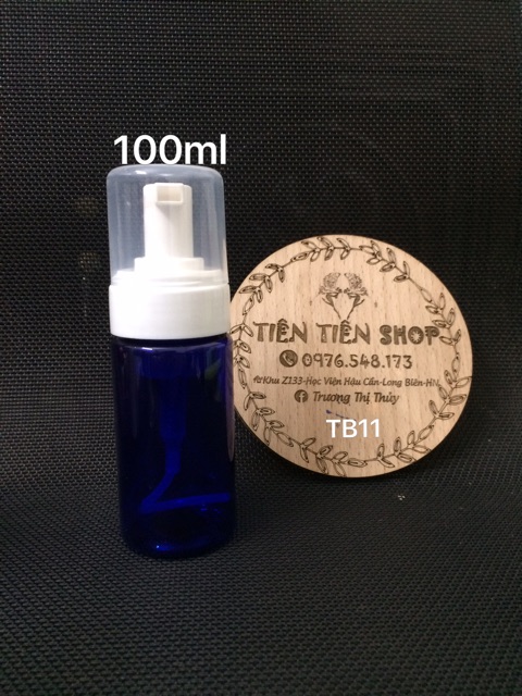 Chai nhựa ấn tạo bọt 100ml