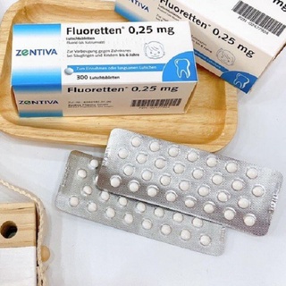 Viên ngậm Zentiva Fluoretten 0.25mg