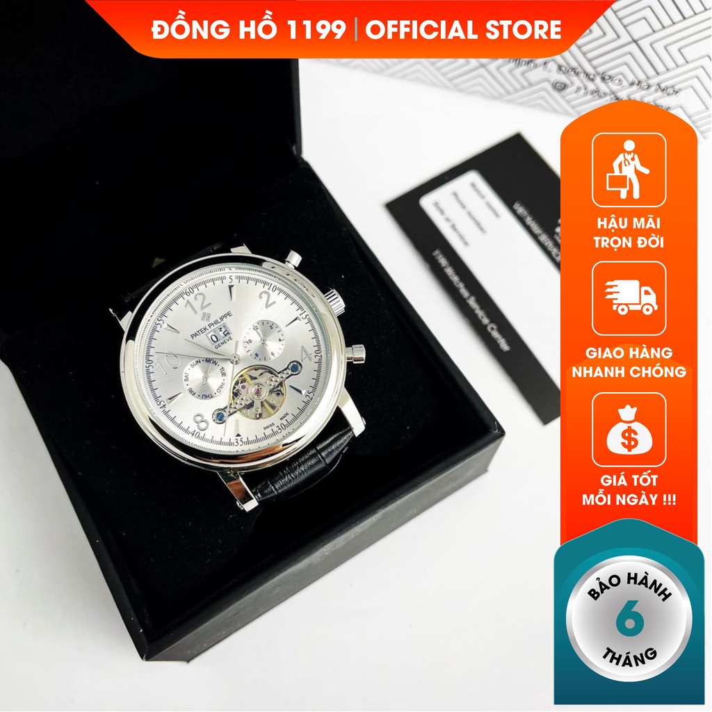 [QUÀ TẶNG]  Đồng hồ cơ - Đồng Hồ Dây Da Nam Handmade Thép Không Gỉ Chống Nước Chống Xước 7100AY - 1199 Watches | BigBuy360 - bigbuy360.vn