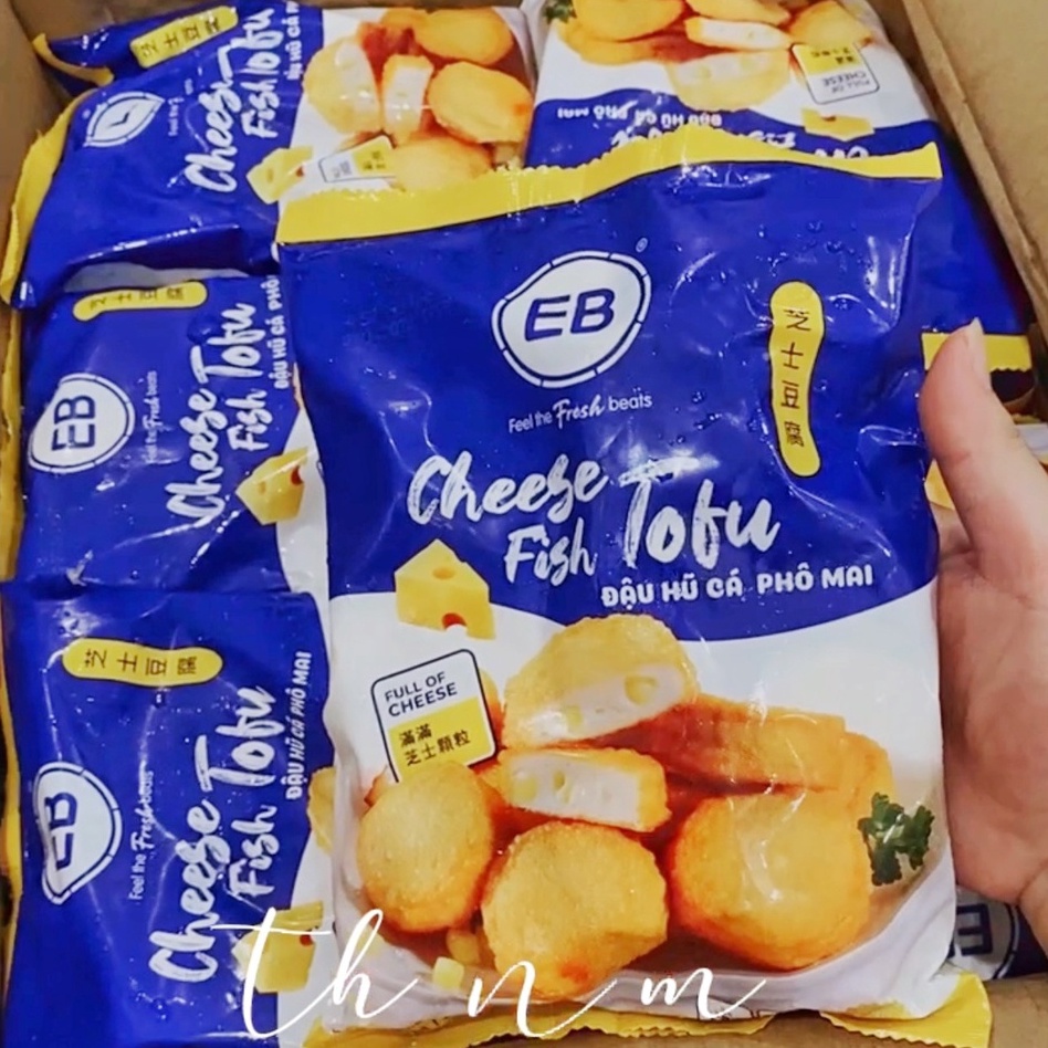 Đậu Hũ Phô Mai EB Viên Thả lẩu Malaysia Tàu hũ phô mai Siêu Thị Lẩu