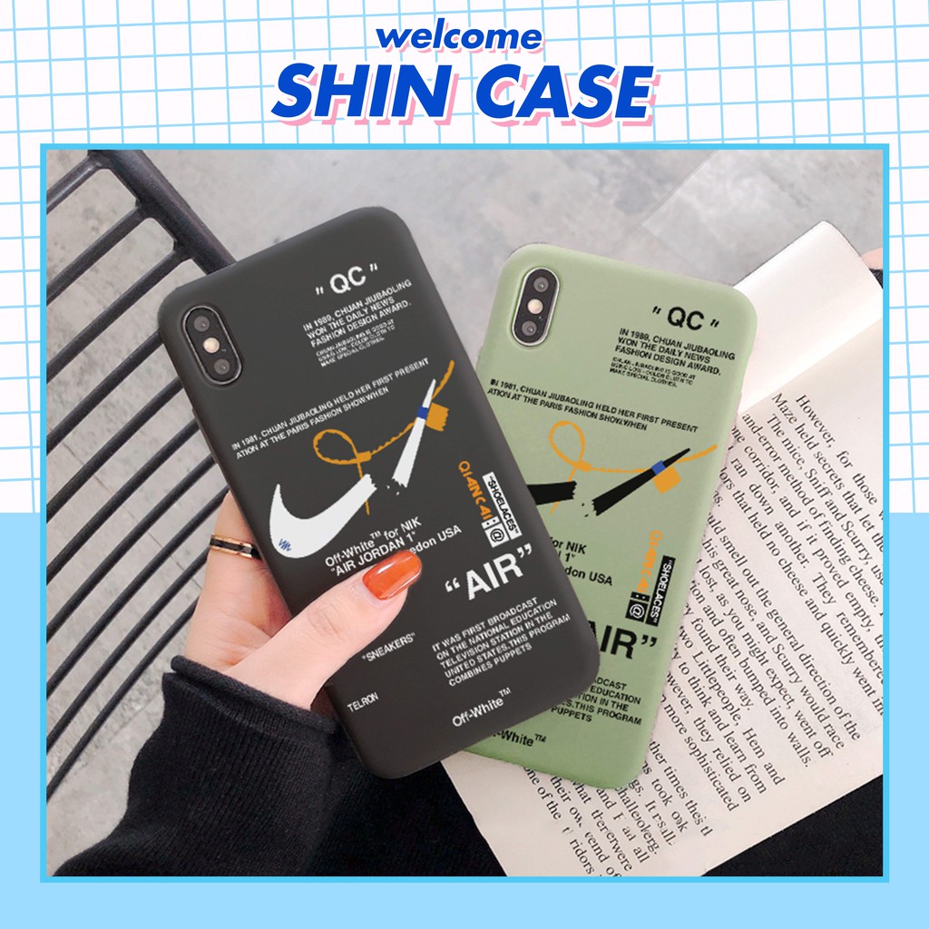 Ốp lưng iphone Sneakers TPU trơn dẻo mềm 5/5s/6/6plus/6s/6splus/7/7plus/8/8plus/x/xr/xs/11/12/pro/max/plus/promax