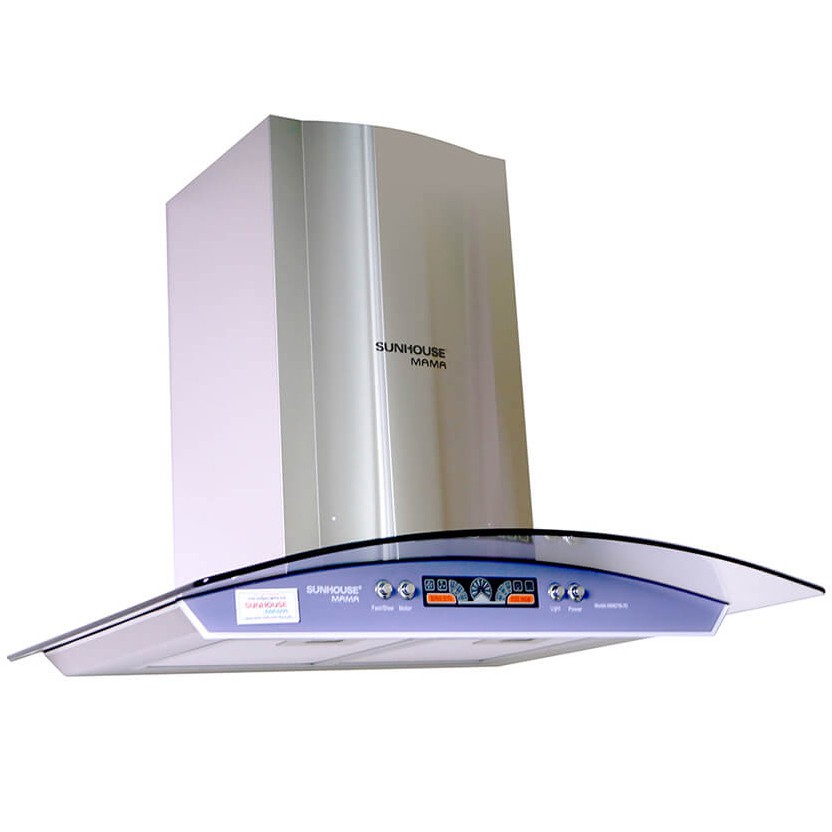 Máy hút mùi kính cong Sunhouse Mama MM6716-70, Bảo hành 18 tháng tại nhà