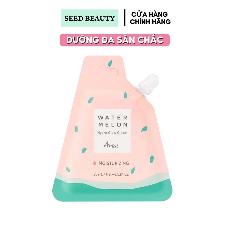 Kem Dưỡng ARIUL Làm Dịu Và Cấp Ẩm Chiết Xuất Dưa Hấu Watermelon Hydro Glow Cream  - Seedbeauty