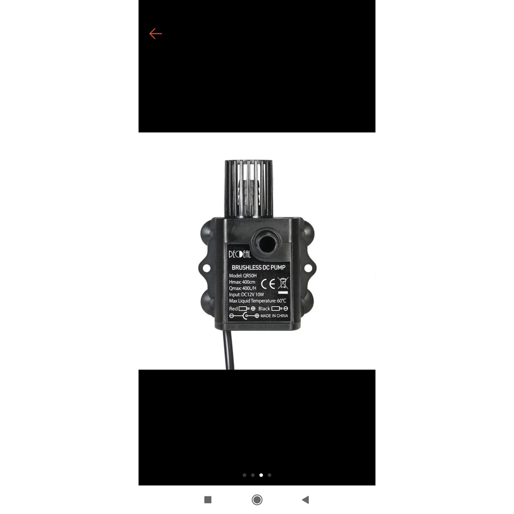 Bơm mini 5v/12v điều chỉnh 4 cấp độ  - Máy bơm chế lọc nano - phụ kiện thủy sinh-shopleo