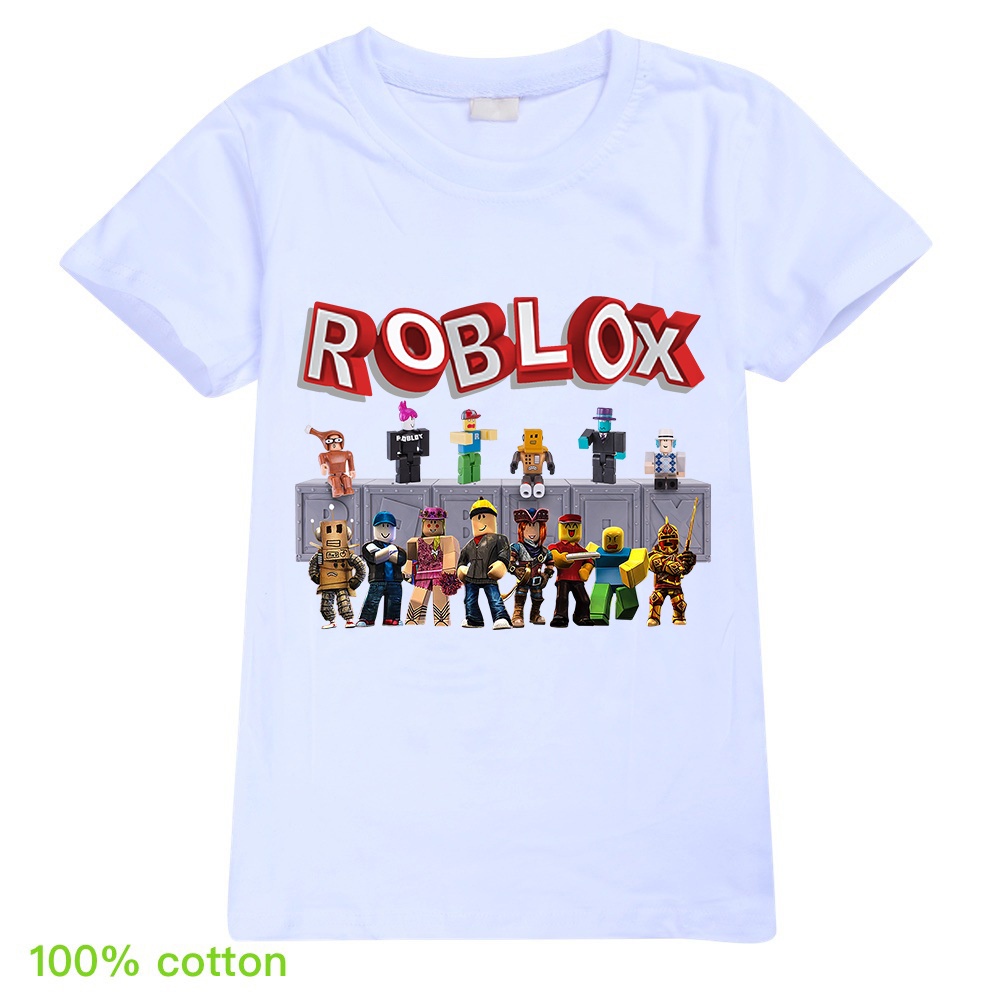 Áo thun cho bé trai và bé gái in hình Game ROBLOX dễ thương kute, chất liệu cotton mềm mịn thoáng mát NTShirt