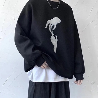 Áo sweater form rộng in họa tiết cá tính thời trang dành cho nam