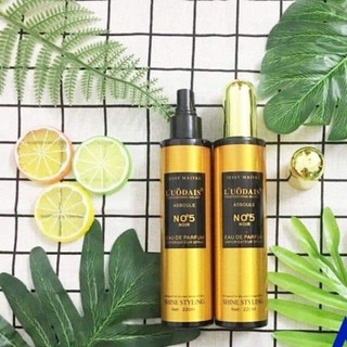Xịt dưỡng tóc hương nước hoa Liyang No5 220ml