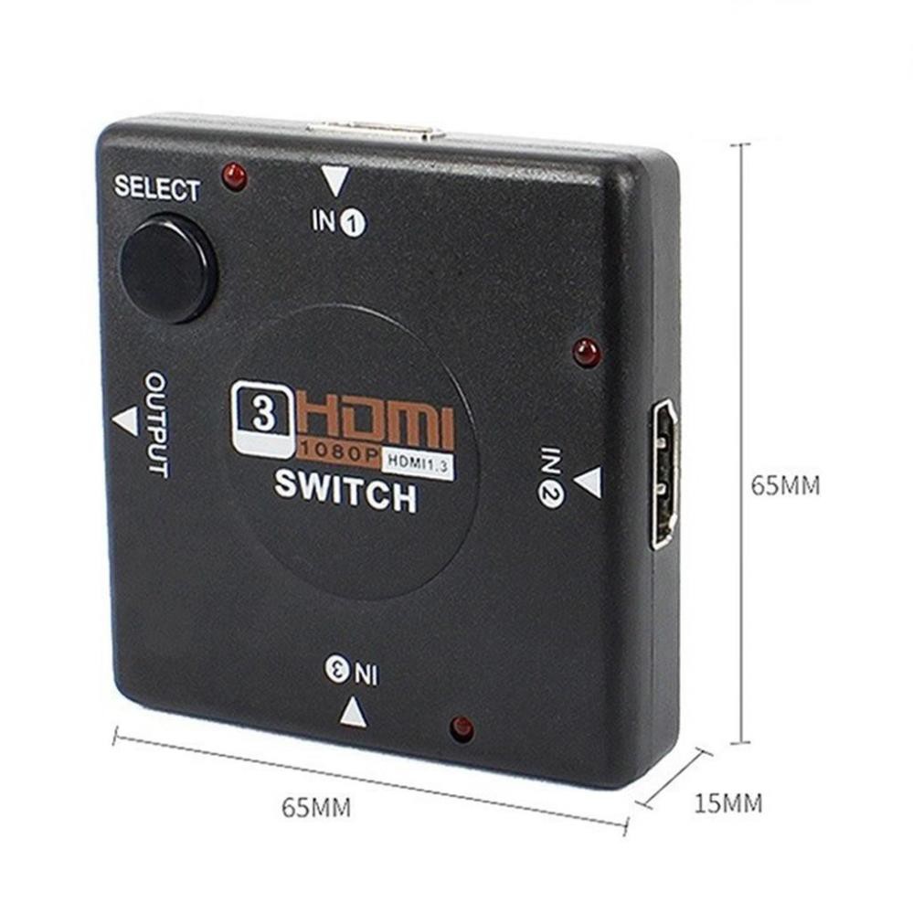 Hub Chia Tín Hiệu HDMI 1080p 3 In 1 Out Switch HDMI -dc631