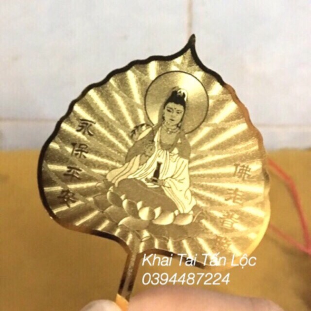 100 lá bồ đề mạ vàng TÀI LỘC