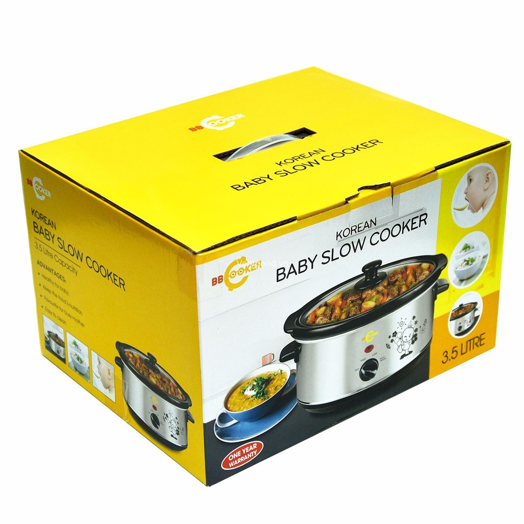 Nồi nấu cháo BBCooker Hàn Quốc 3,5 Lít