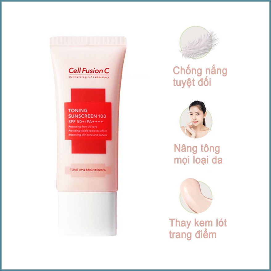 Kem Chống Nắng Cho Da tổn Thương Cell Fusion C Derma Relief Suncreen 100 SPF 50+