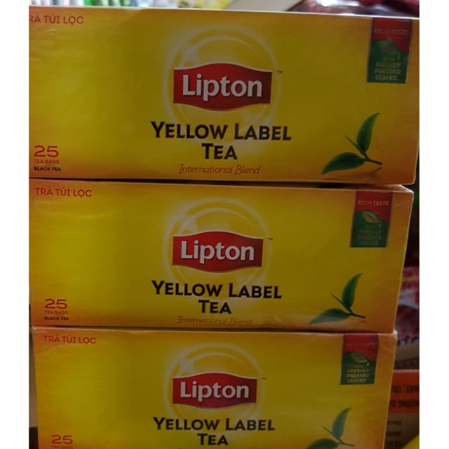 TRÀ TÚI LỌC LIPTON NHÃN VÀNG 50G(25 túi x2g)