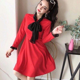 Váy cổ nơ tiểu thư( Quỳnh ngân 1)