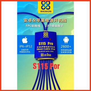 [DCSC] Dây cấp nguồn iP - Android Wemon S115 Pro (6 đầu từ 6G đến 13 Pro Max + 17 đầu Andoid)