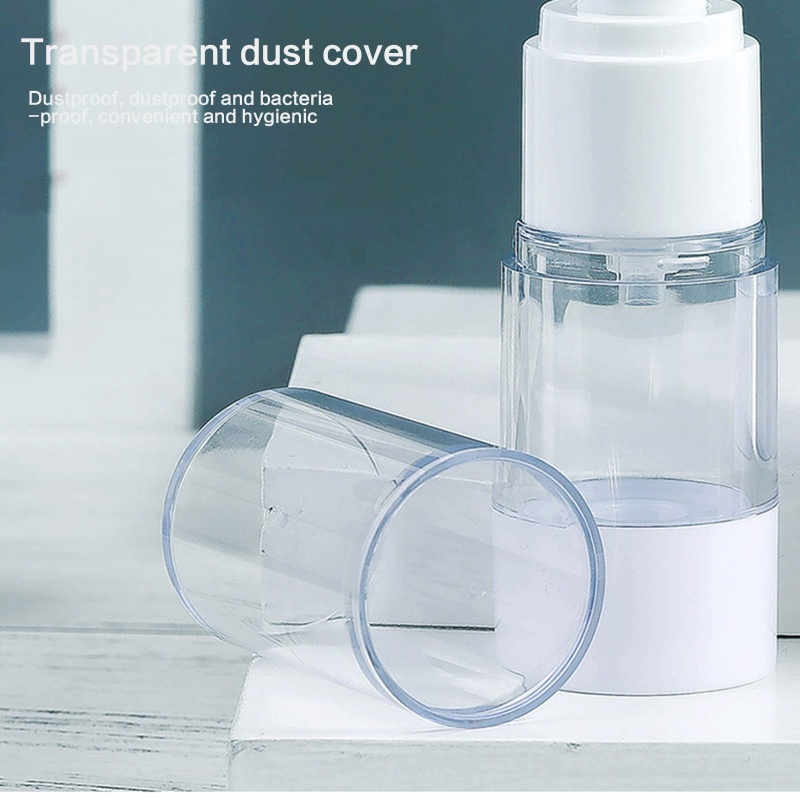 Chai Rỗng Trong Suốt 15-100ml Dạng Nhấn Đựng Mỹ Phẩm Tiện Dụng Khi Đi Du Lịch