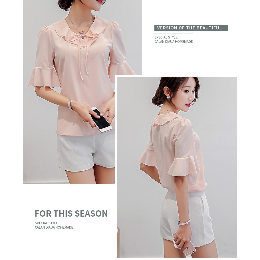 Áo sơ mi công sở nữ trẻ trung, năng động. Chất liệu mát không bị nhăn