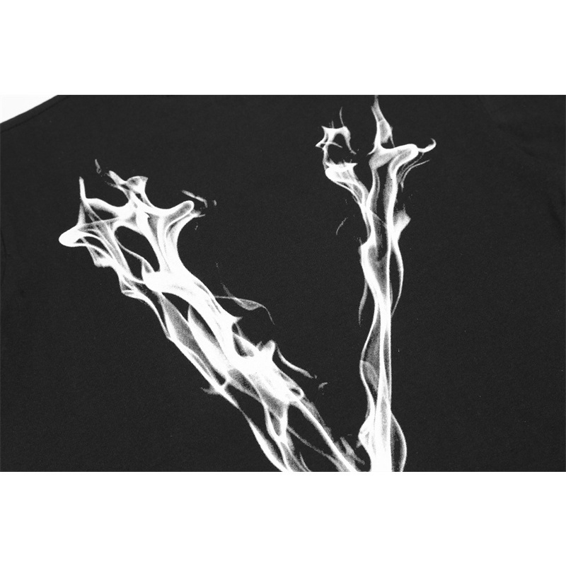 Áo Thun Cotton Tay Ngắn In Chân Dung VL &amp; E Thời Trang Đường Phố Unisex