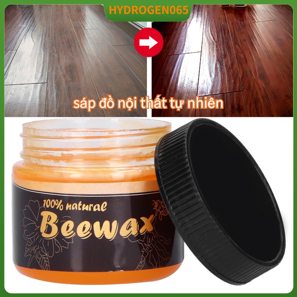 Hàng giao ngay Sáp ong sàn Không thấm nước Không độc hại Đánh bóng cho đồ nội thất gỗ / bàn / ghế / tủ