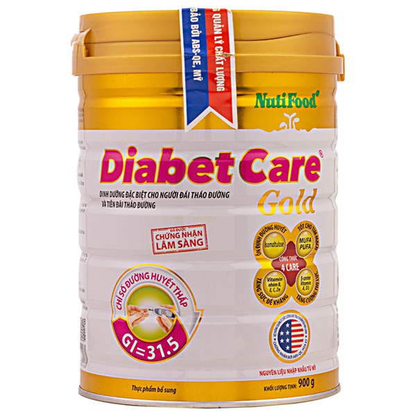 Sữa Nutifood Diabetcare Gold 900g (dinh dưỡng cho người đái tháo đường)